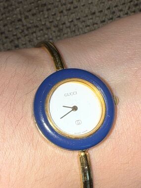 Gucci Bezel for Watch 1100L or 11/12.2 Navy Bezel ONLY